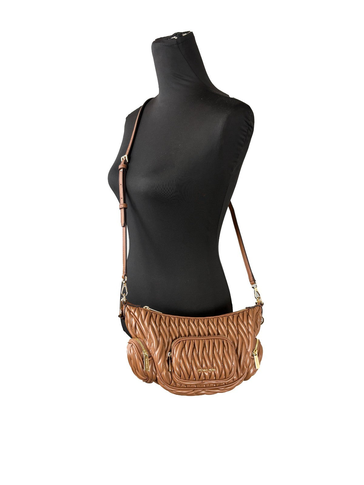 Michael Kors Merritt Small Convertible Crossbody Bag - Eljoys Fashion 