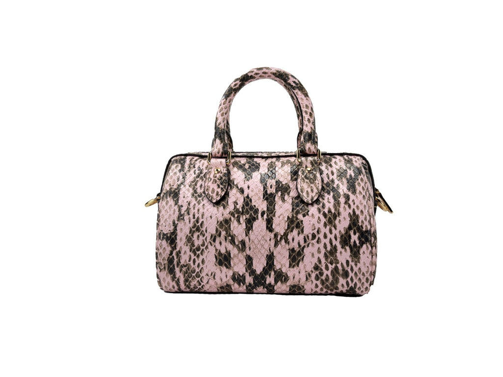 COACH Coach Mini Rowan Snake Skin Crossbody Bag
