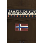 Napapijri Brown Polyamide Shell Jacket - Eljoys Fashion 