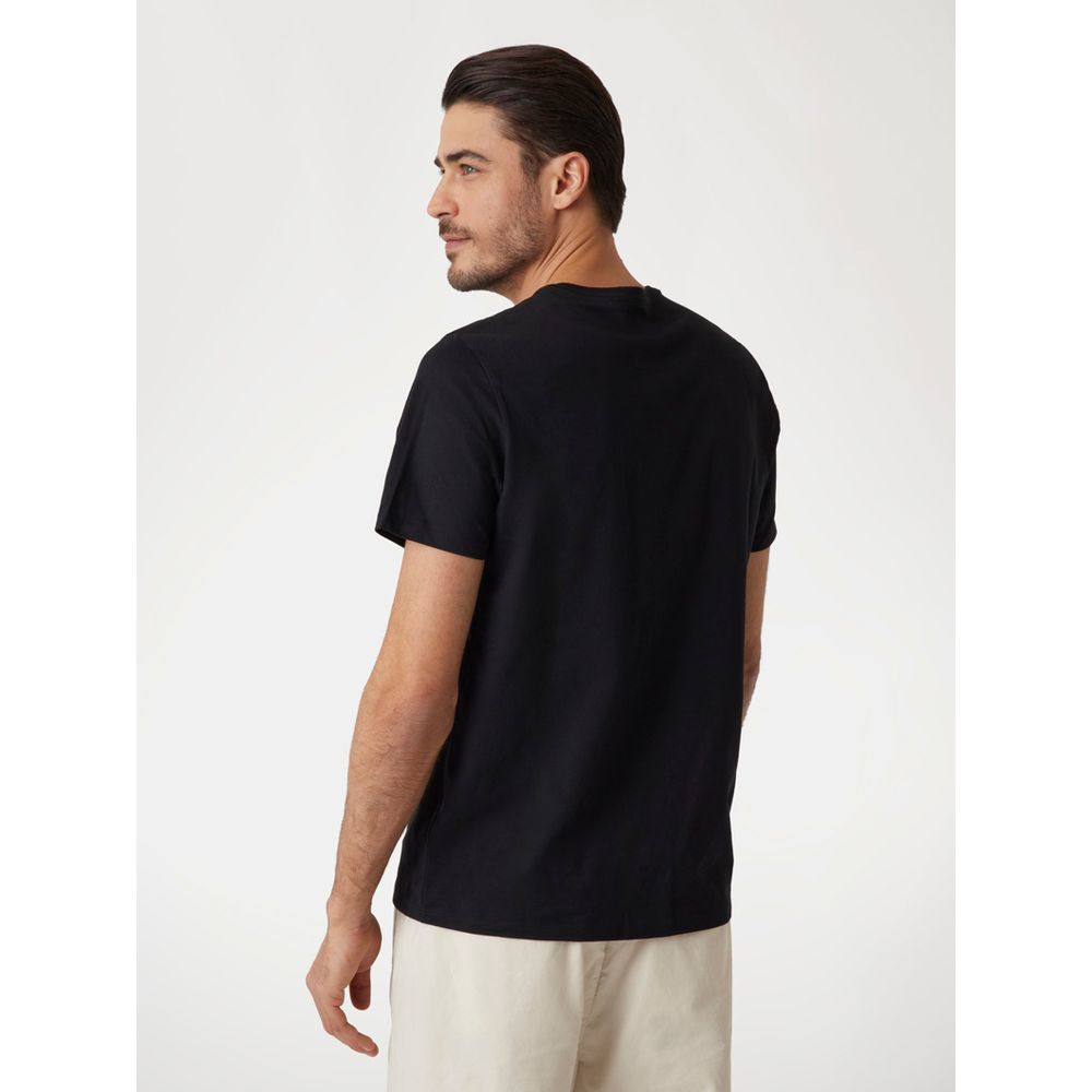 Guess Black Cotton T-Shirt - Eljoys Fashion 