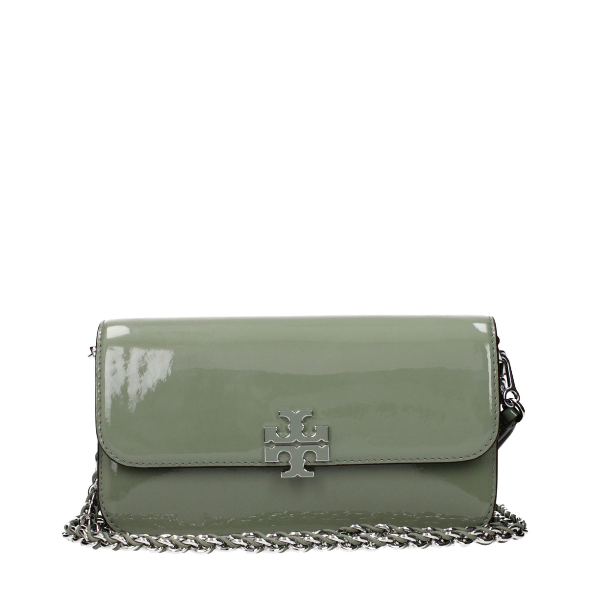 Tory Burch Green Leather Handbag - Eljoys Fashion 