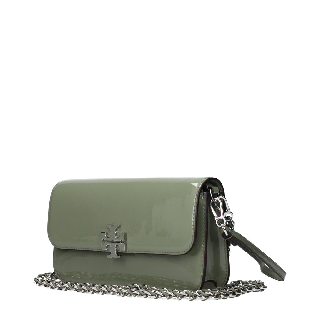 Tory Burch Green Leather Handbag - Eljoys Fashion 
