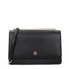 Tory Burch Black Leather Crossbody Bag - Eljoys Fashion 