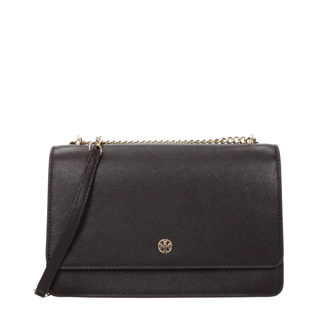 Tory Burch Brown Leather Crossbody Bag - Eljoys Fashion 