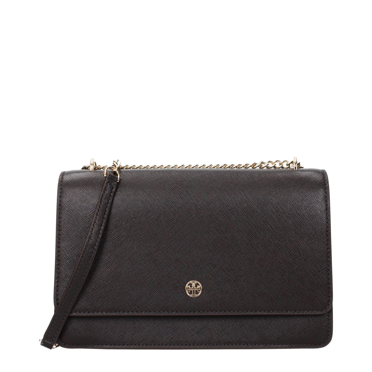 Tory Burch Brown Leather Crossbody Bag - Eljoys Fashion 