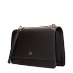 Tory Burch Brown Leather Crossbody Bag - Eljoys Fashion 