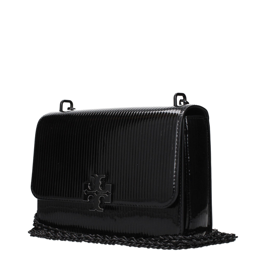 Tory Burch Black Leather Crossbody Bag - Eljoys Fashion 