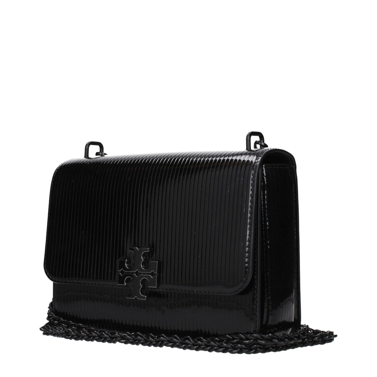 Tory Burch Black Leather Crossbody Bag - Eljoys Fashion 