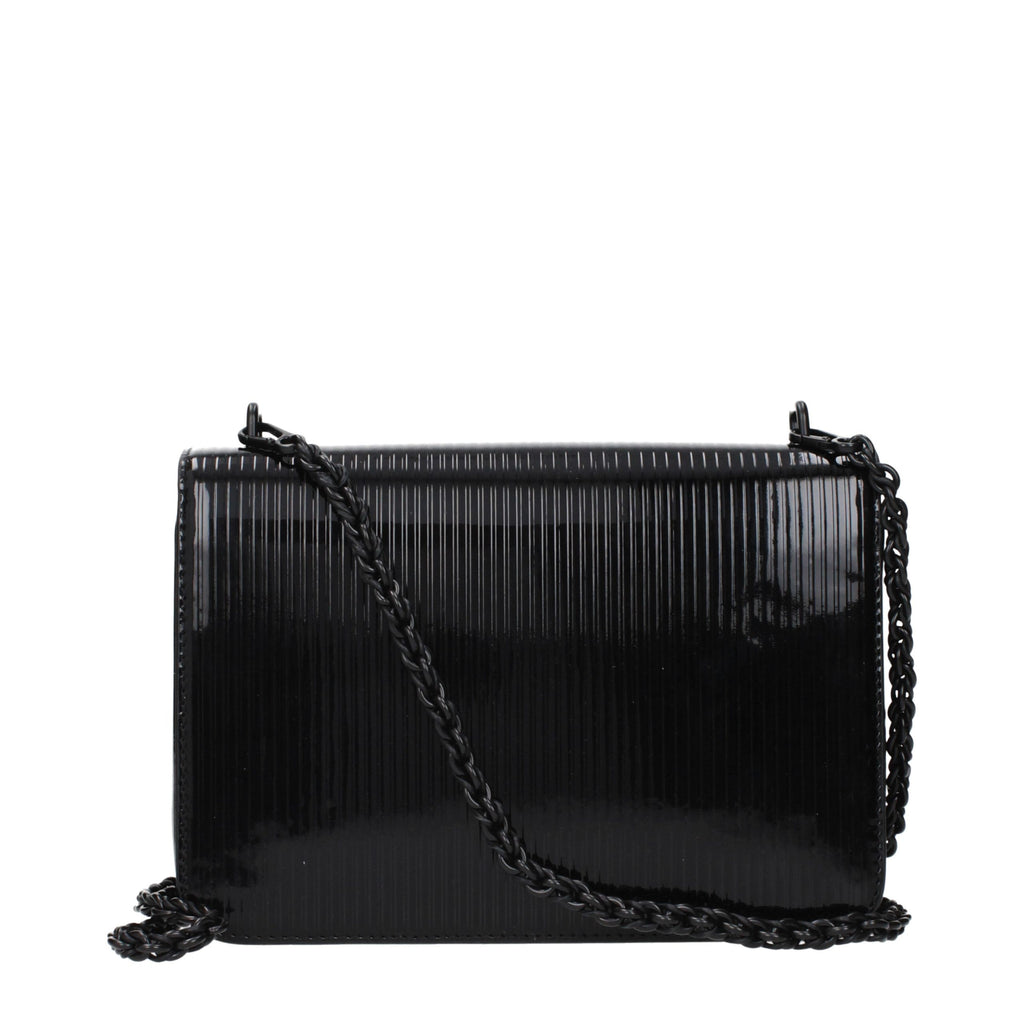 Tory Burch Black Leather Crossbody Bag - Eljoys Fashion 