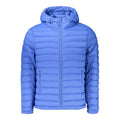 Cavalli Class Blue Polyamide Men's Jacket - Eljoys Fashion 