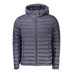 Cavalli Class Blue Polyamide Men's Jacket - Eljoys Fashion 