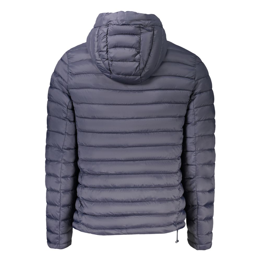 Cavalli Class Blue Polyamide Men's Jacket - Eljoys Fashion 