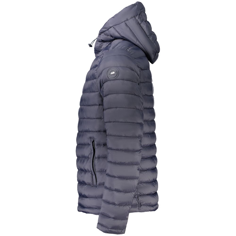 Cavalli Class Blue Polyamide Men's Jacket - Eljoys Fashion 
