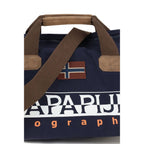 Napapijri Blue Cotton Shoulder Bag