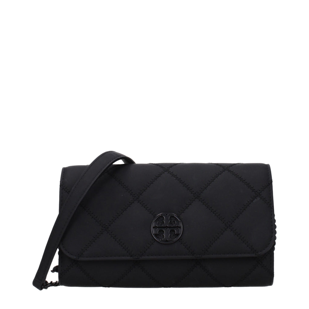 Tory Burch Black Leather Clutch Bag - Eljoys Fashion 
