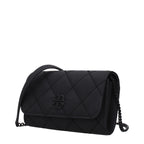 Tory Burch Black Leather Clutch Bag - Eljoys Fashion 
