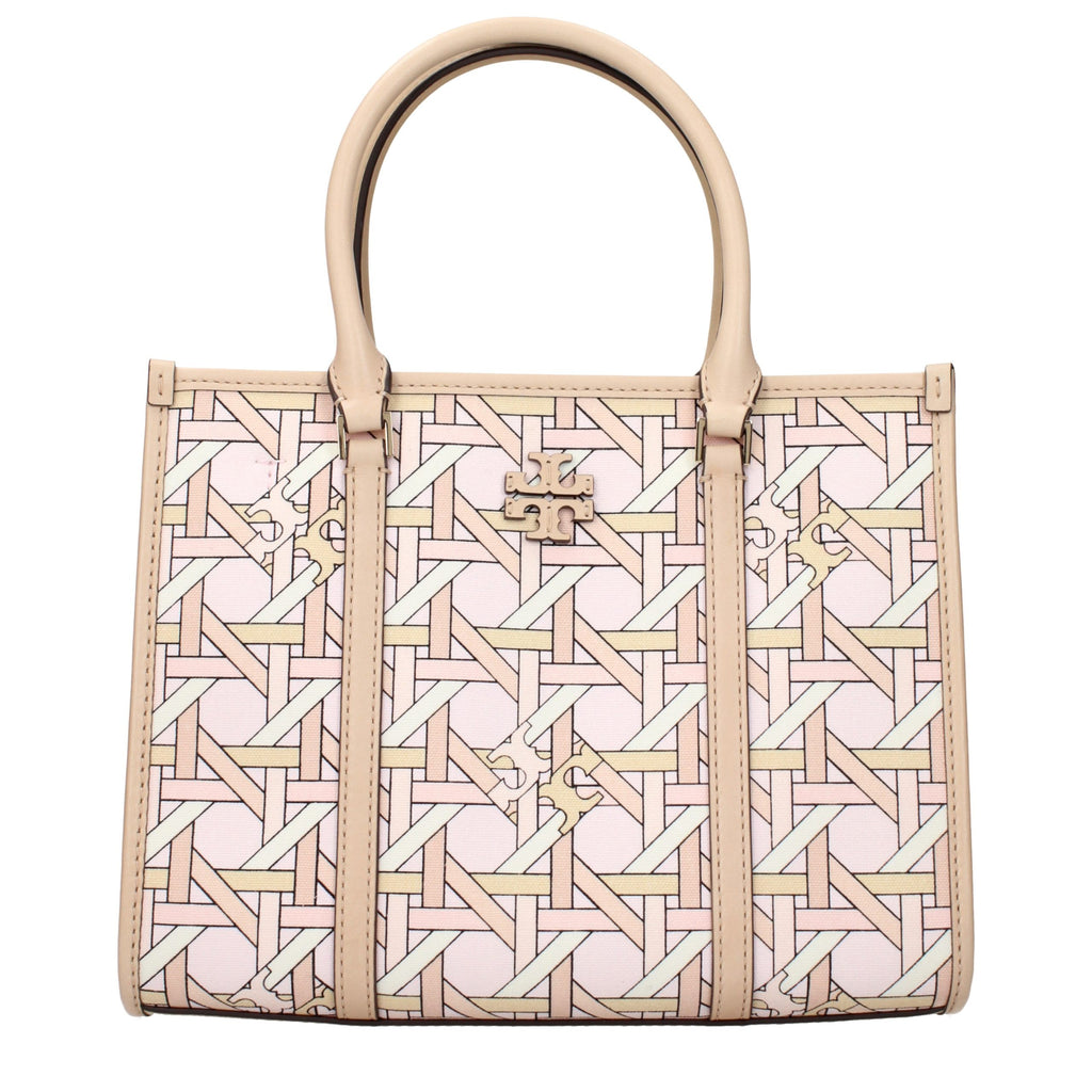 Tory Burch Pink Fabric Handbag - Eljoys Fashion 