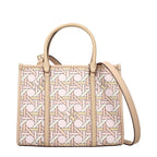 Tory Burch Pink Fabric Handbag - Eljoys Fashion 