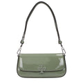 Tory Burch Green Leather Shoulder Bag - Eljoys Fashion 