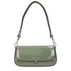 Tory Burch Green Leather Shoulder Bag - Eljoys Fashion 