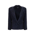 Giorgio Armani Blue Polyamide Blazer - Eljoys Fashion 
