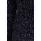 Giorgio Armani Blue Polyamide Blazer - Eljoys Fashion 