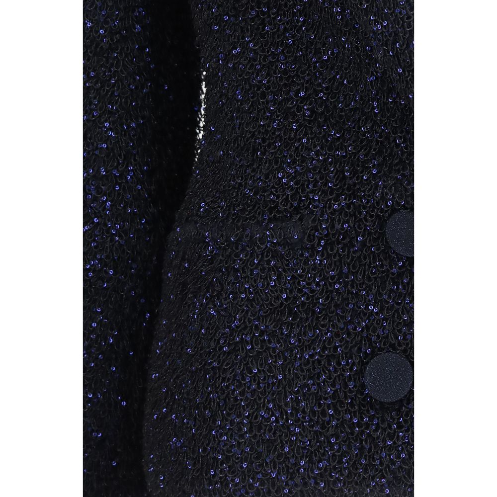Giorgio Armani Blue Polyamide Blazer - Eljoys Fashion 