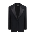 The Row Black Wool Oves Aries Blazer