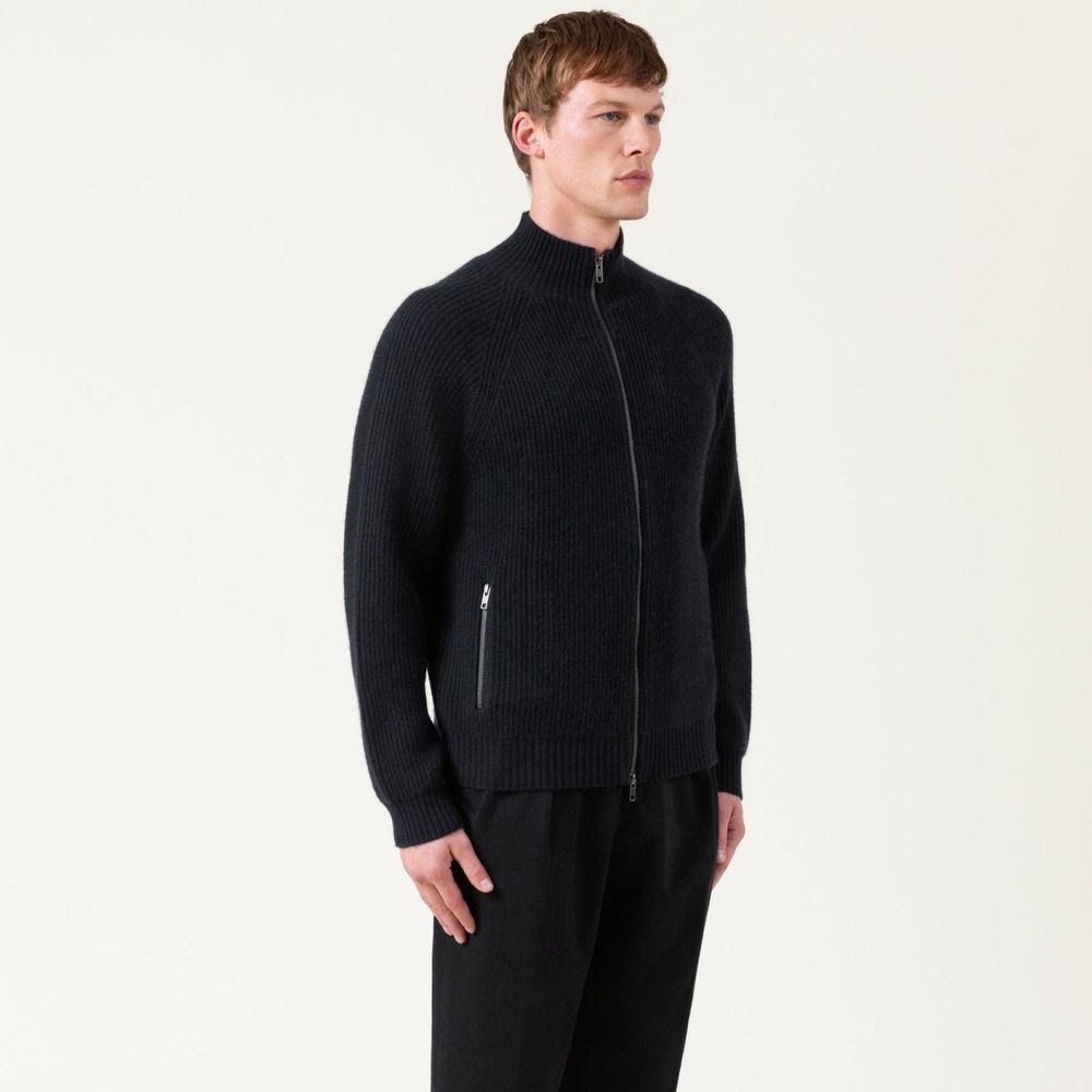 Autore Black Wool Cardigan - Eljoys Fashion 