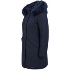 Baldinini Trend Blue Nylon Women Jacket