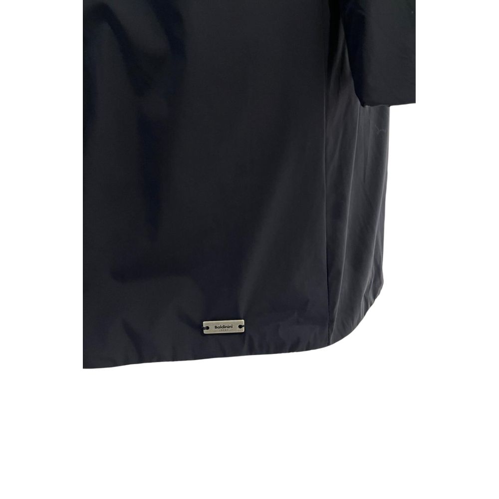 Baldinini Trend Blue Nylon Women Jacket