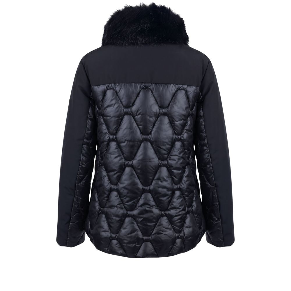 Baldinini Trend Blue Nylon Women Jacket