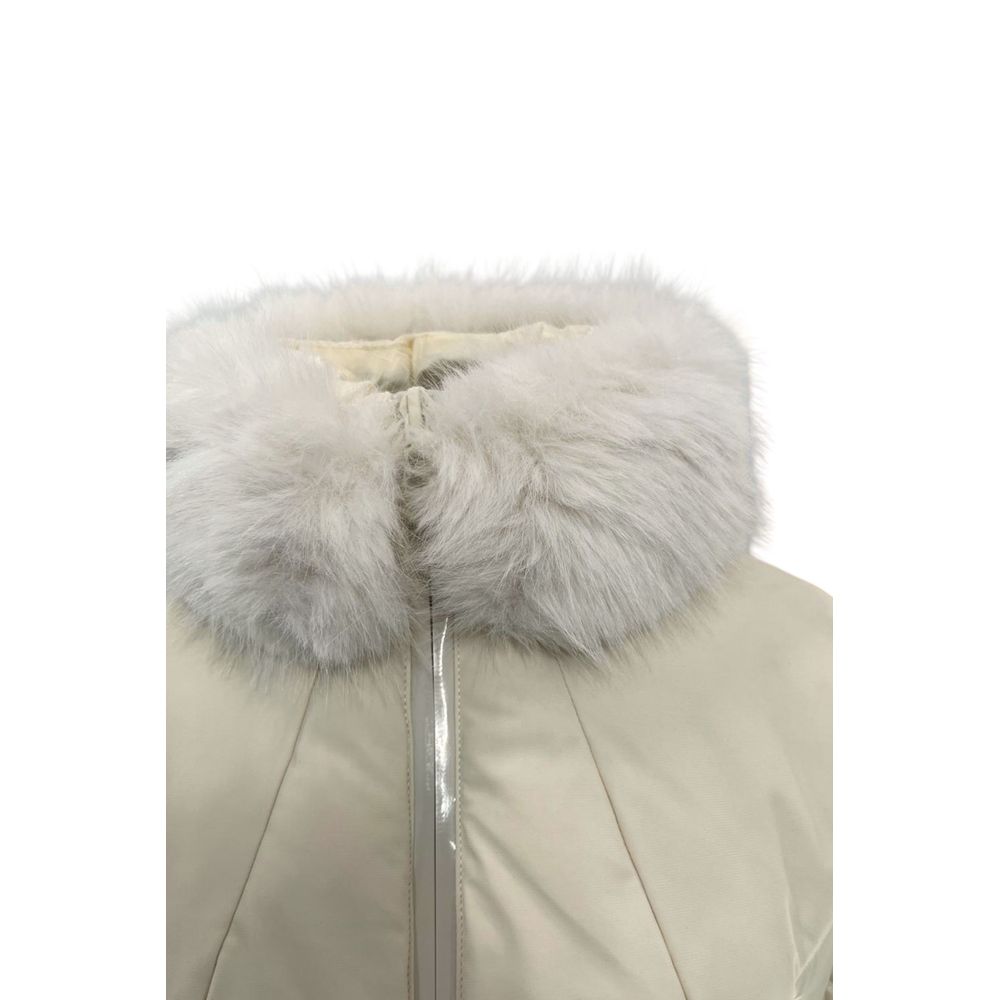 Baldinini Trend White Nylon Women Jacket