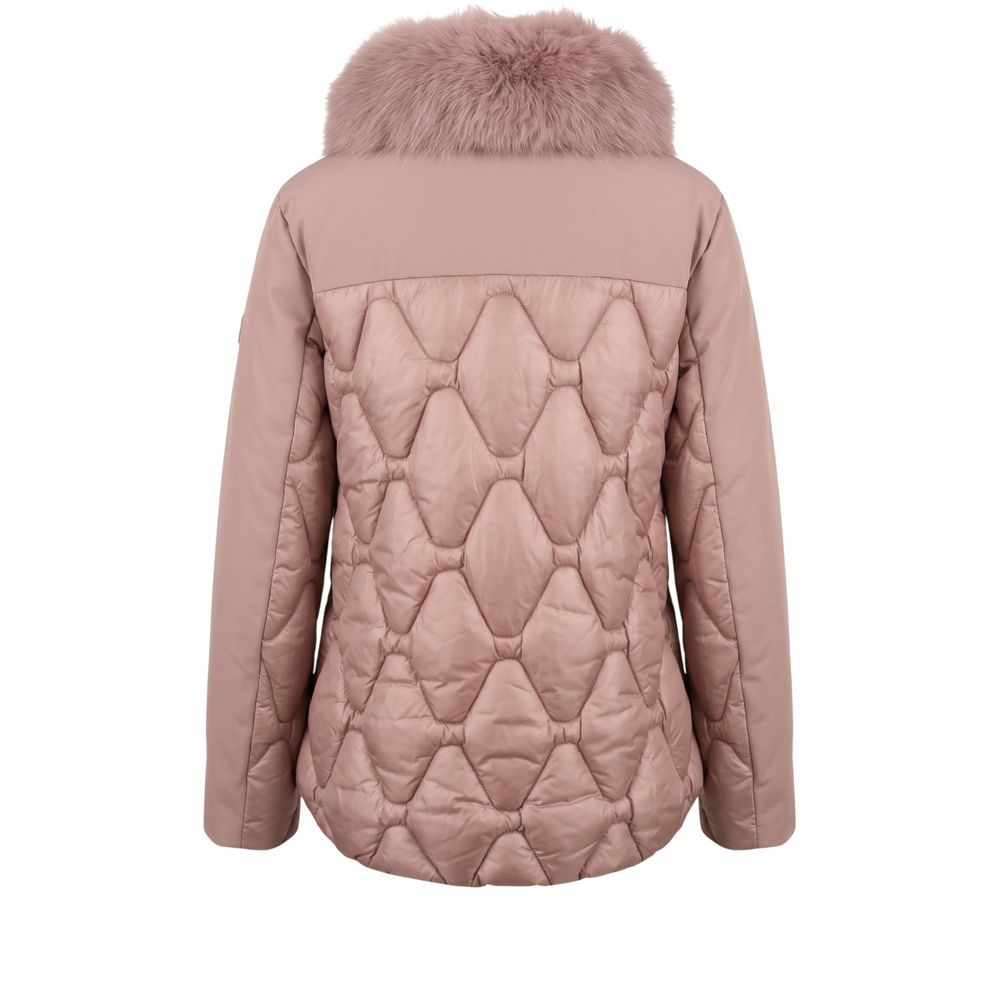 Baldinini Trend Pink Nylon Women Jacket