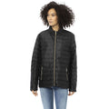 Baldinini Trend Black PU Women Jacket - Eljoys Fashion 