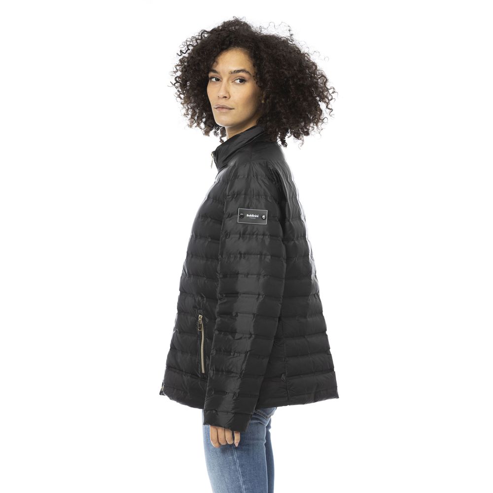 Baldinini Trend Black PU Women Jacket - Eljoys Fashion 