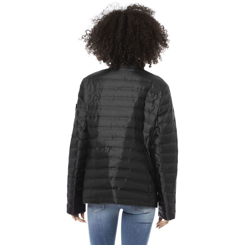 Baldinini Trend Black PU Women Jacket - Eljoys Fashion 