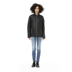 Baldinini Trend Black PU Women Jacket - Eljoys Fashion 