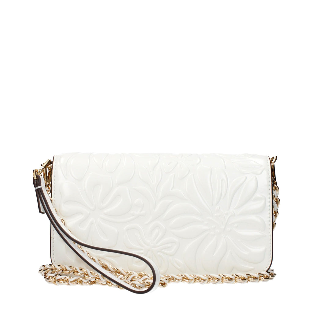 Tory Burch White Leather Handbag - Eljoys Fashion 