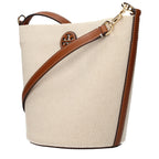 Tory Burch Beige Fabric Crossbody Bag - Eljoys Fashion 