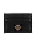 Tory Burch Black Leather Cardholder - Eljoys Fashion 