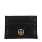 Tory Burch Black Leather Cardholder - Eljoys Fashion 