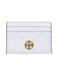 Tory Burch White Leather Cardholder