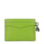 Tory Burch Green Leather Cardholder - Eljoys Fashion 