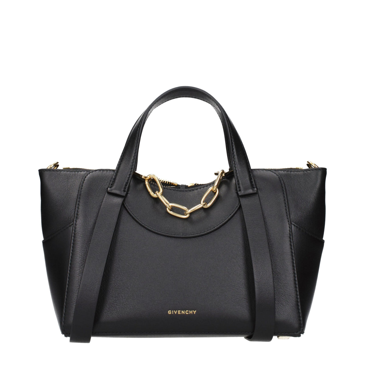 Givenchy Black Leather Handbag - Eljoys Fashion 