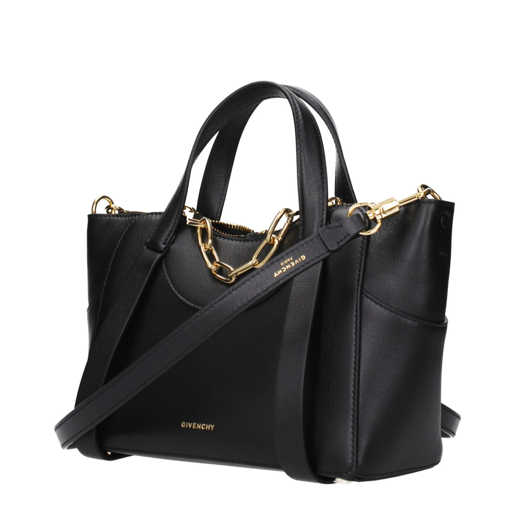 Givenchy Black Leather Handbag - Eljoys Fashion 