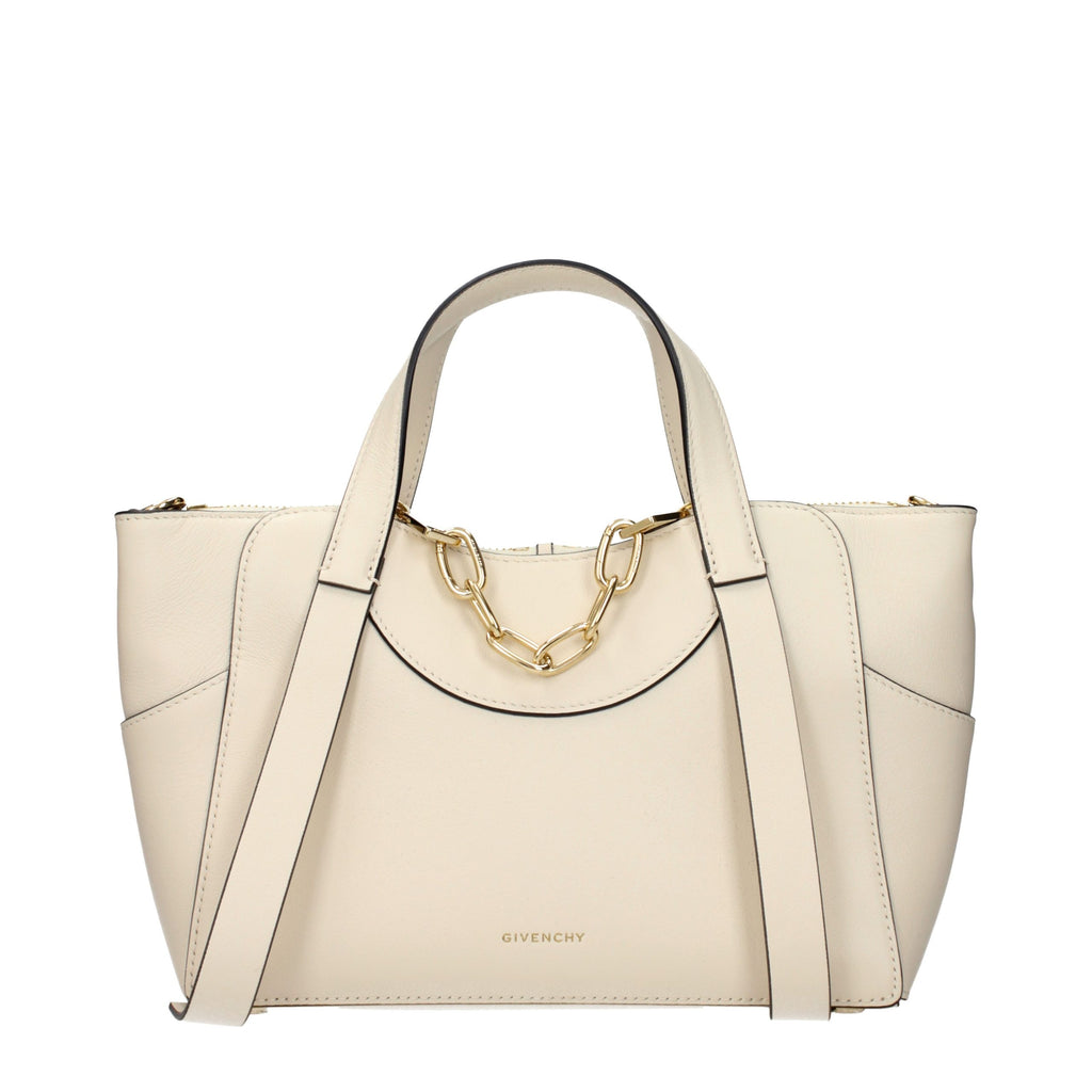 Givenchy Beige Leather Handbag - Eljoys Fashion 