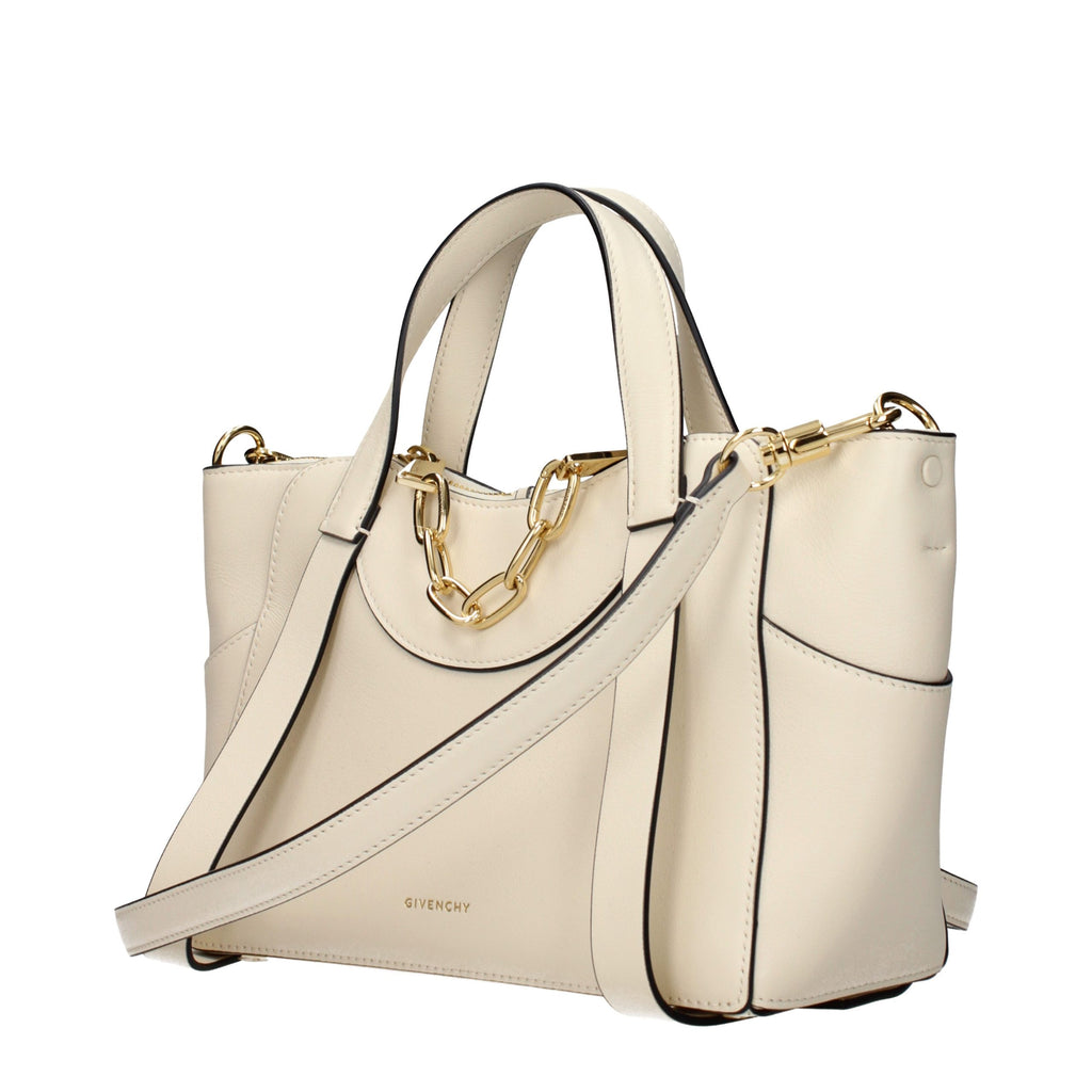 Givenchy Beige Leather Handbag - Eljoys Fashion 