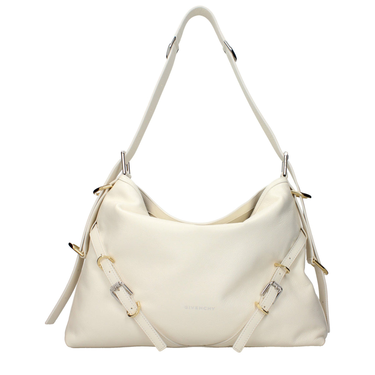 Givenchy Beige Leather Crossbody Bag - Eljoys Fashion 