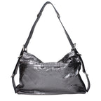 Givenchy Gray Leather Shoulder Bag - Eljoys Fashion 